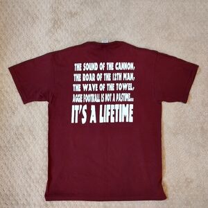 Vintage 90s Texas A&M Aggies Football T-shirts Jerzees Made in USA Cotton XL